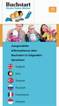 Mobile Screenshot of buchstart-hamburg.de