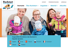 Tablet Screenshot of buchstart-hamburg.de
